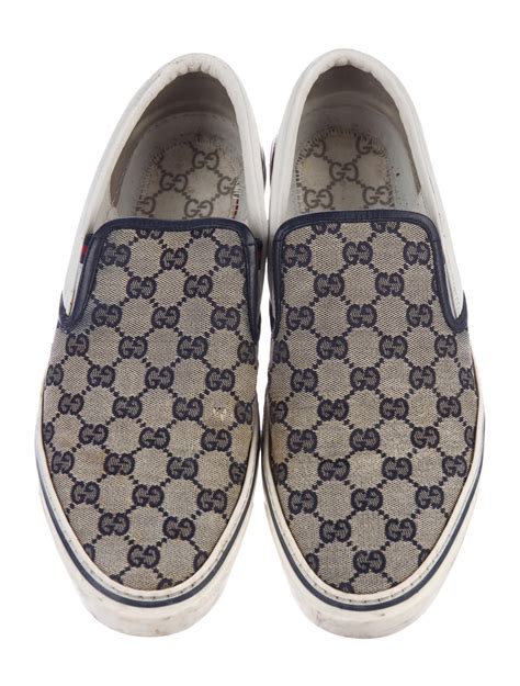 gucci mens shoes blue|gucci men slip on shoes.